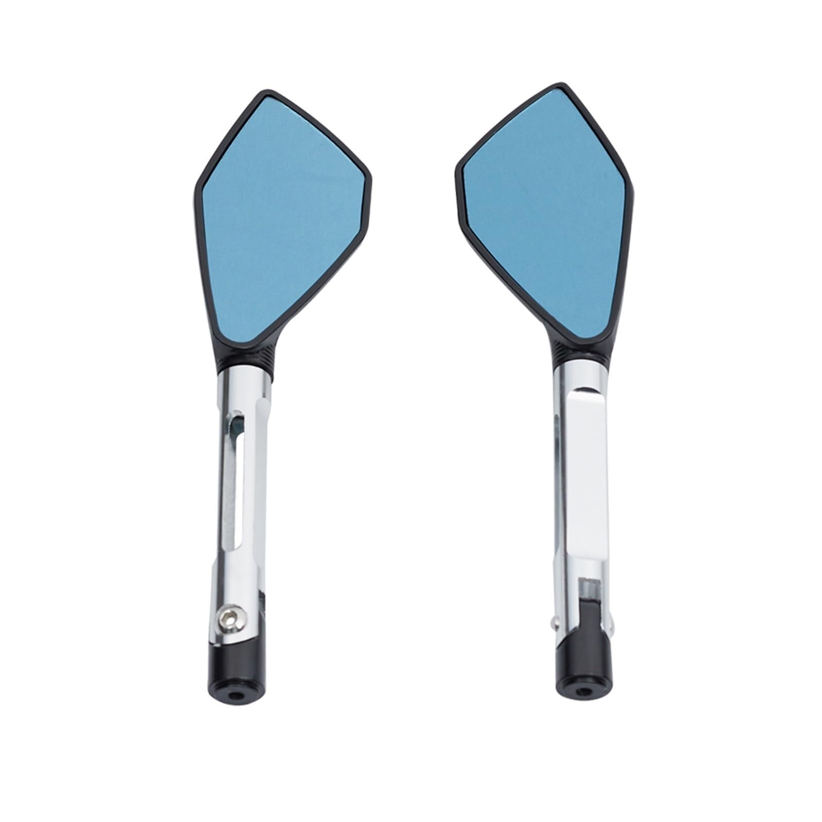 Motorrad Rückspiegel Spiegel Für Kawasaki Für NINJA250 Für NINJA650 Für NINJAER-6N Motorrad Links Und Rechts Rearview Außenspiegel Rückspiegel Lenker Zubehör Lenkerendenspiegel(Silver) von LinQianBhD