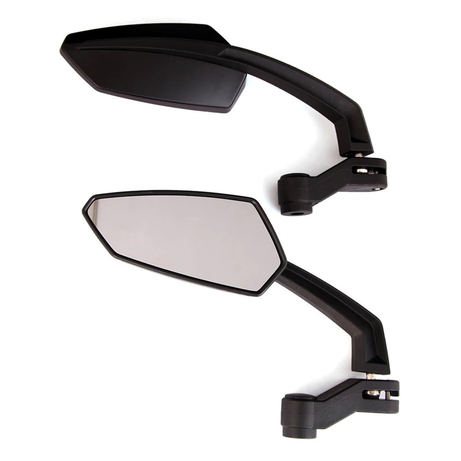 Motorrad Rückspiegel Spiegel Motorrad-Rückspiegel Lenkerspiegel Außenspiegel Blendfrei Modisches Motorrad-Zubehör Lenkerendenspiegel(CB115) von LinQianBhD