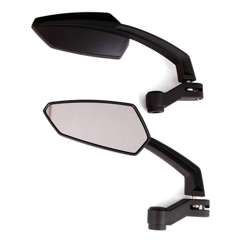 Motorrad Rückspiegel Spiegel Motorrad-Rückspiegel Lenkerspiegel Außenspiegel Blendfrei Modisches Motorrad-Zubehör Lenkerendenspiegel(CB115) von LinQianBhD