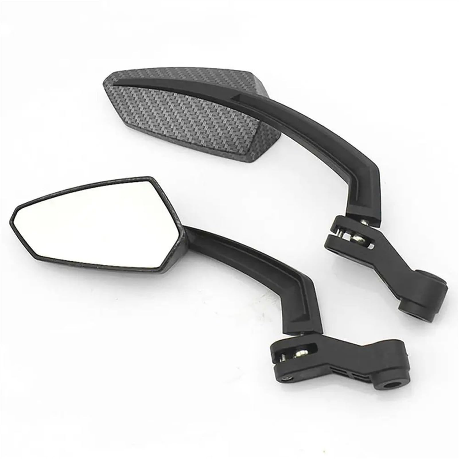 Motorrad Rückspiegel Spiegel Motorrad-Rückspiegel Lenkerspiegel Außenspiegel Blendfrei Modisches Motorrad-Zubehör Lenkerendenspiegel(CB11G5) von LinQianBhD