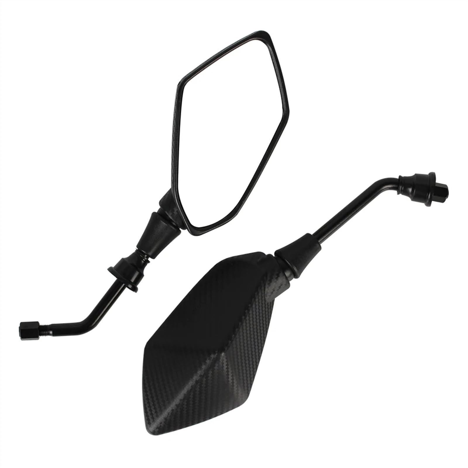 Motorrad Rückspiegel Spiegel Motorrad-Rückspiegel Lenkerspiegel Außenspiegel Blendfrei Modisches Motorrad-Zubehör Lenkerendenspiegel(M10) von LinQianBhD