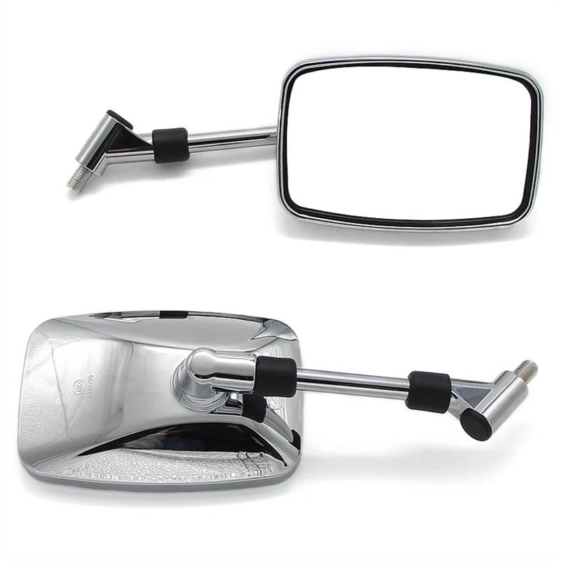 Motorrad Rückspiegel Spiegel Motorrad-Rückspiegel Lenkerspiegel Außenspiegel Blendfrei Modisches Motorrad-Zubehör Lenkerendenspiegel von LinQianBhD
