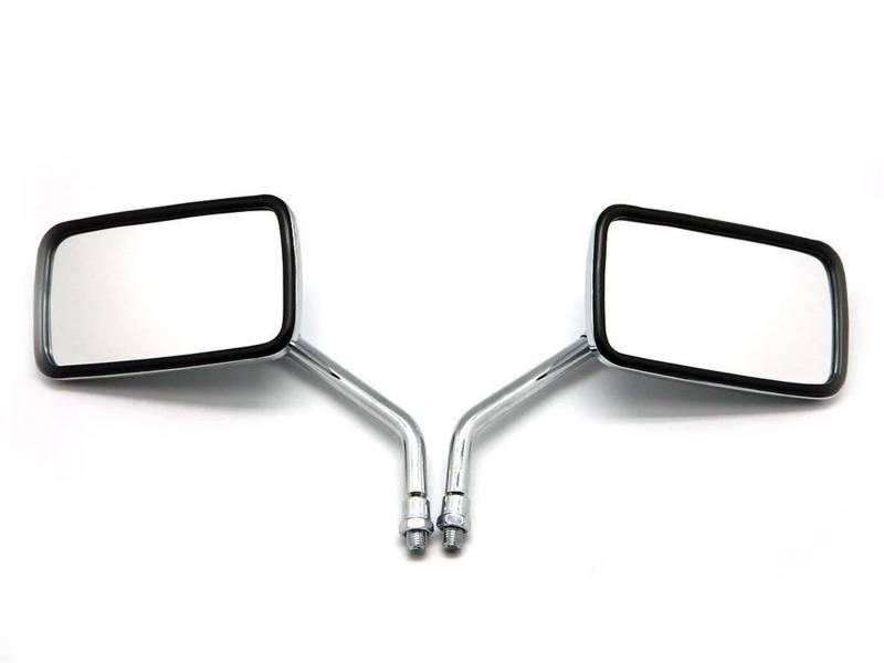 Motorrad Rückspiegel Spiegel Motorrad-Rückspiegel Lenkerspiegel Außenspiegel Blendfrei Modisches Motorrad-Zubehör Lenkerendenspiegel von LinQianBhD