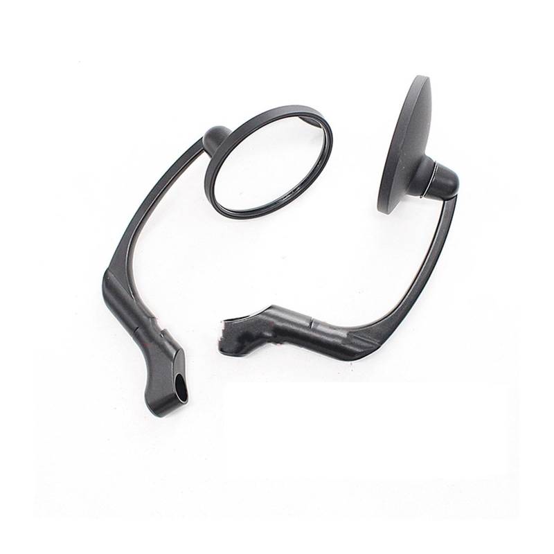 Motorrad Rückspiegel Spiegel Motorrad Schwarz Chrom Retro Runde Rearview Außenspiegel Für GT650 Für GT500 Für GT350 Lenkerendenspiegel von LinQianBhD