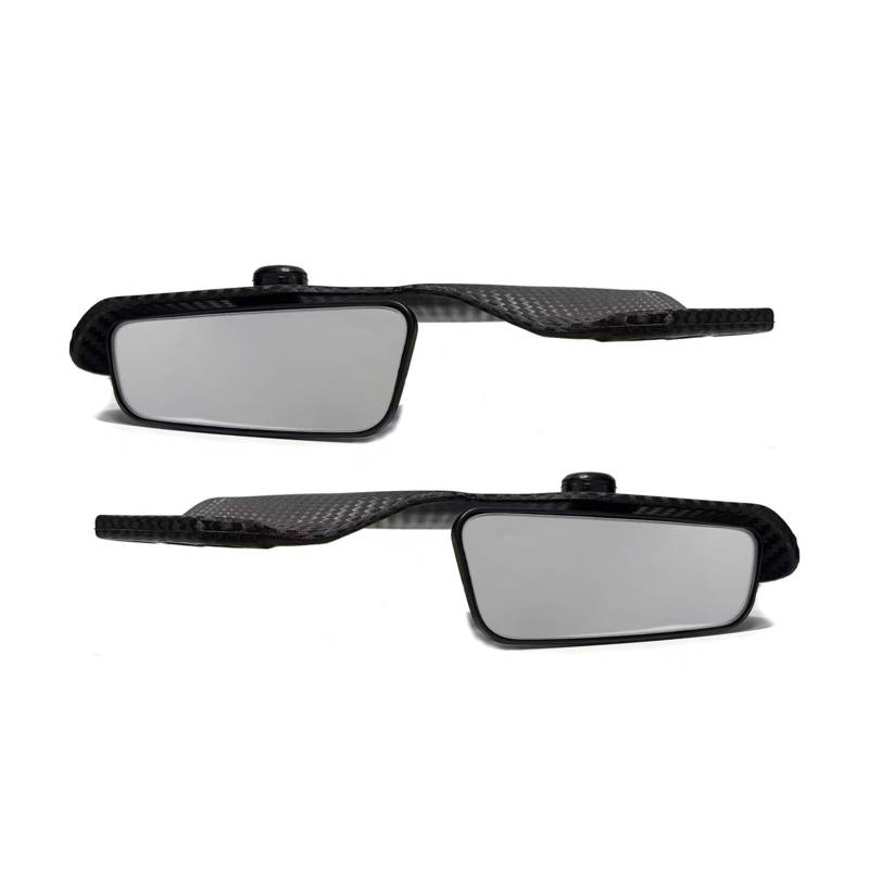 Motorrad Rückspiegel Spiegel Universal Motorrad Spoiler Verkleidung Flügel Für R3 Aerodynamische Winglets Mit Rückspiegel Für CBR650R 2019 2020 2021 2022 Lenkerendenspiegel von LinQianBhD
