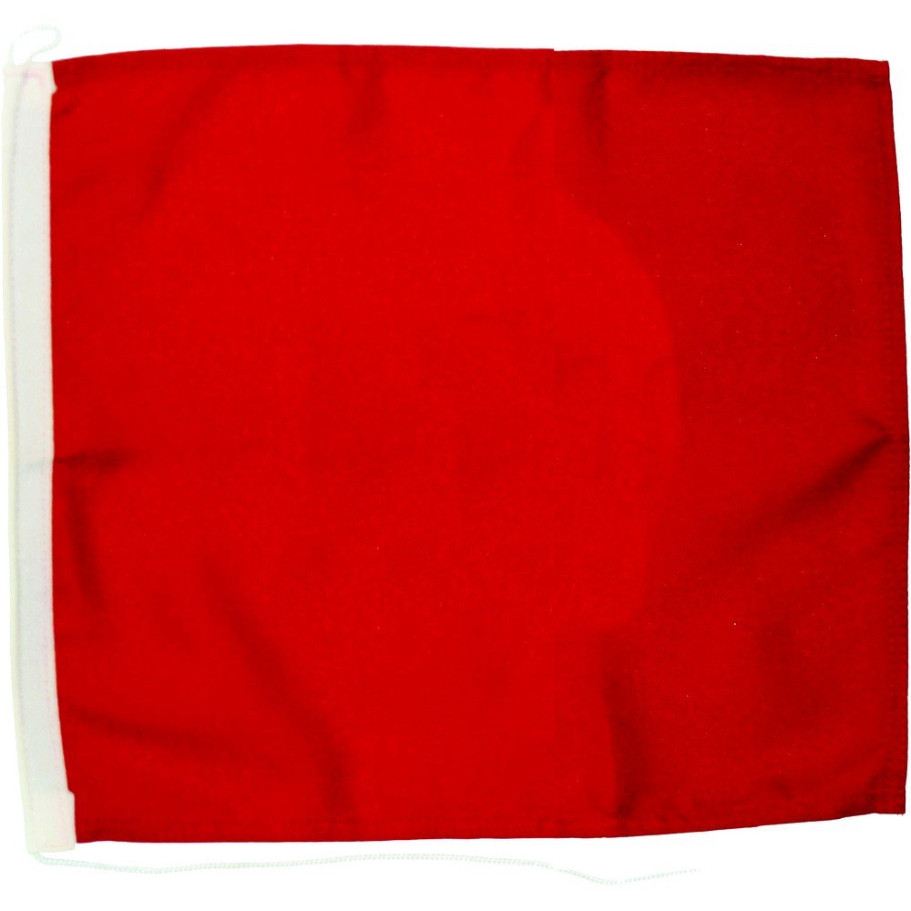 Notflagge rot 60x60cm "Binnen"-Revier SB-Pack von Lindemann