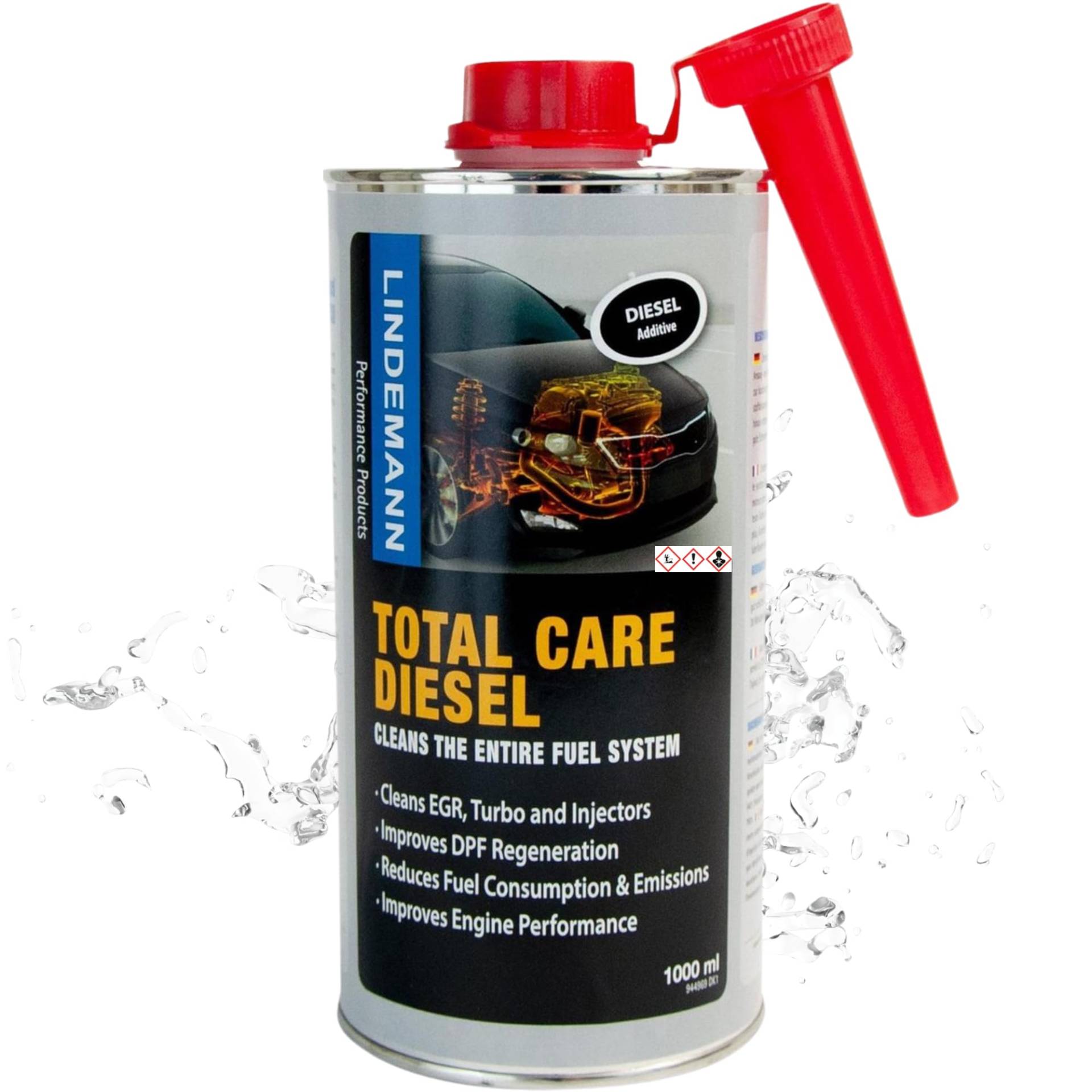 Lindemann - Total Care Diesel Reiniger 1000 ML - All-in-1 Dieselsystemreiniger - AGR Reiniger Diesel + DPF Reiniger + Partikelfilter Reiniger - Spart Kraftstoff - Diesel Additiv Lindemann - Total Care Diesel Reiniger 1000 ML - All-in-1 Dieselsystemreiniger - AGR Reiniger Diesel + DPF Reiniger + Partikelfilter Reiniger - Spart Kraftstoff - Diesel Additiv von Lindemann