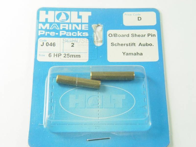 Scherstifte 25mm Yamaha Mariner 6PS 2Stk. von Lindemann