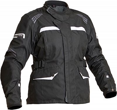 Lindstrands Granberg, Textiljacke wasserdicht Damen - Schwarz/Weiß - 42 von Lindstrands