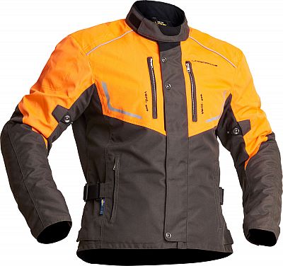 Lindstrands Halden, Textiljacke wasserdicht - Dunkelgrün/Orange/Schwarz - 50 von Lindstrands