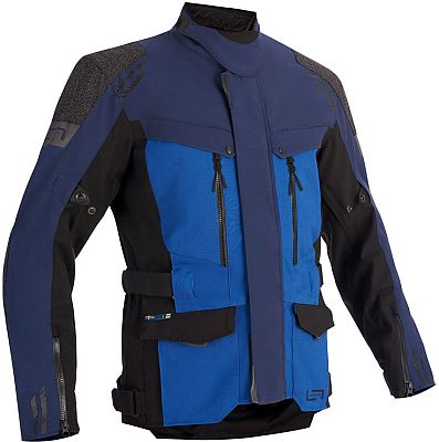Lindstrands Storbo, Textiljacke wasserdicht - Blau/Schwarz - 62 von Lindstrands