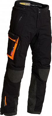 Lindstrands Sunne, Textilhose wasserdicht - Schwarz/Orange - 56 von Lindstrands