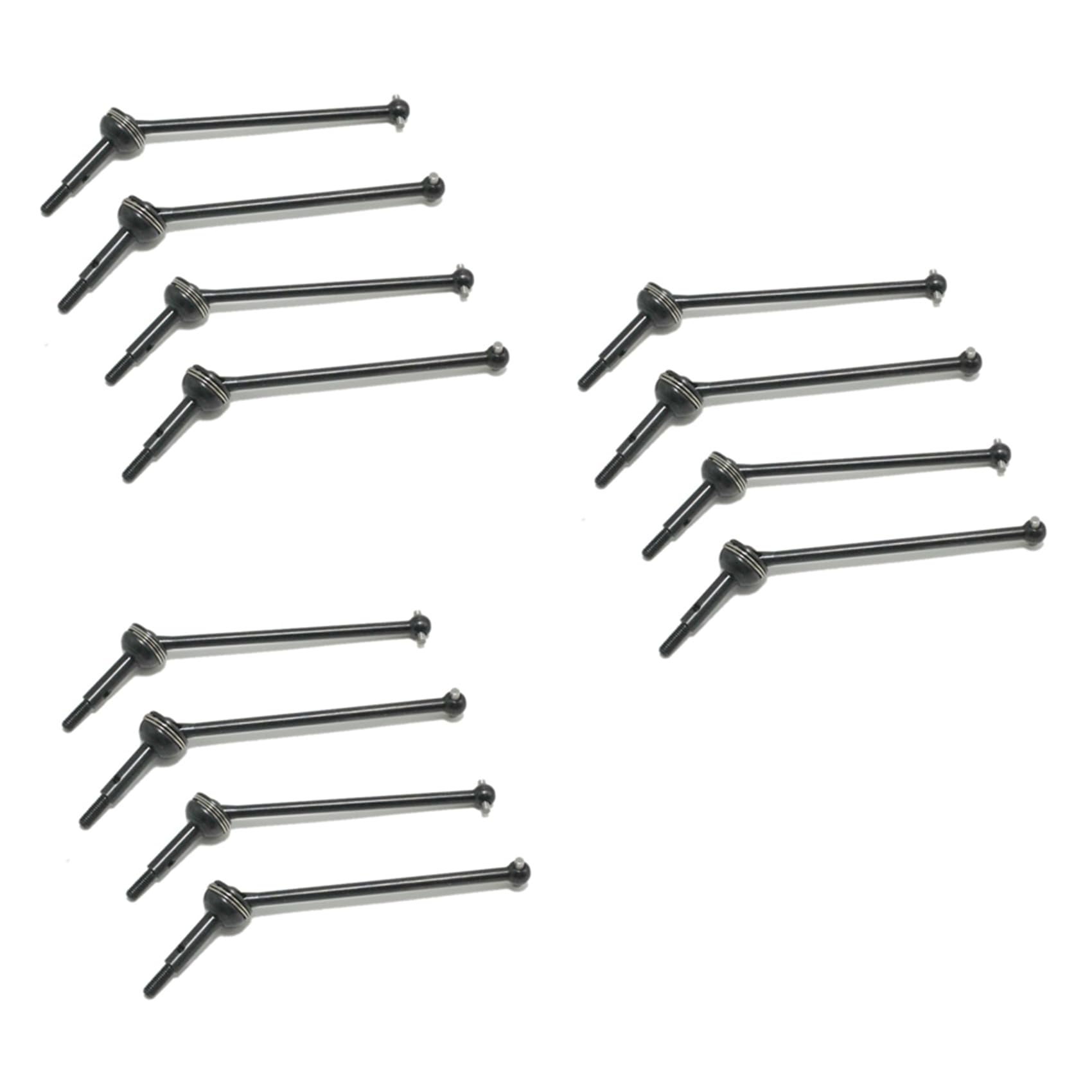 Lioggyet 12Pcs Stahl Vorne Hinten Universal CVD Antriebswelle für 144001 124018 124019 RC Car Upgrade Teile Zubehör Lioggyet 12Pcs Stahl Vorne Hinten Universal CVD Antriebswelle für 144001 124018 124019 RC Car Upgrade Teile Zubehör von Lioggyet