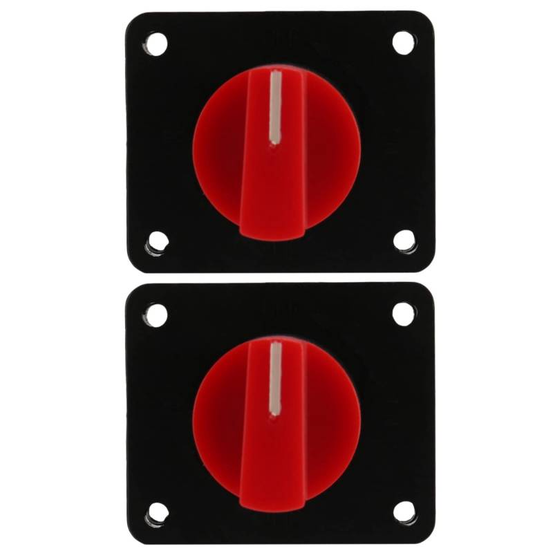 Lioggyet 2X 12V 300A Batterie Strom Trennen Batterie Schalter Drehbar Isolator Kill EIN/Aus Schalter für RV Boot Auto Auto Yacht von Lioggyet