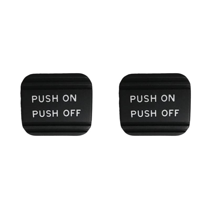 Lioggyet 2X 465313TA0A Auto Schwarz Gummi Feststellen Bremse Pedal Pad für Quest Rogue Leaf von Lioggyet