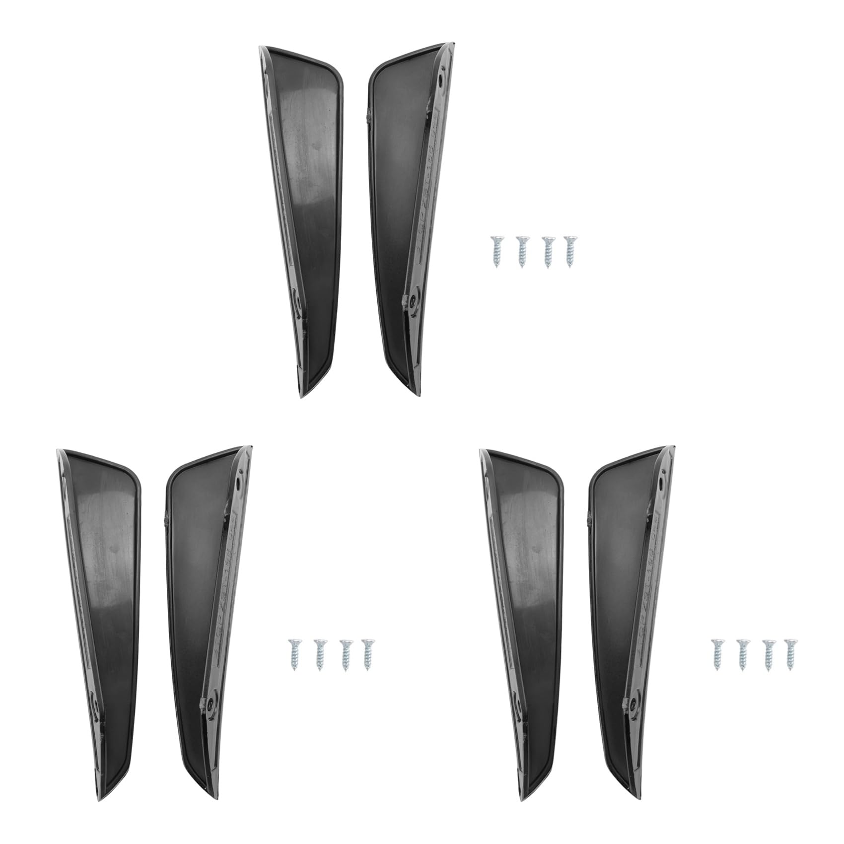 Lioggyet 6Pcs Front BUmper Side Air Splitter Spoiler Schwarz für W176 A180 A200 A220 A250 A45 A 2016-2018 Lioggyet 6Pcs Front BUmper Side Air Splitter Spoiler Schwarz für W176 A180 A200 A220 A250 A45 A 2016-2018 von Lioggyet
