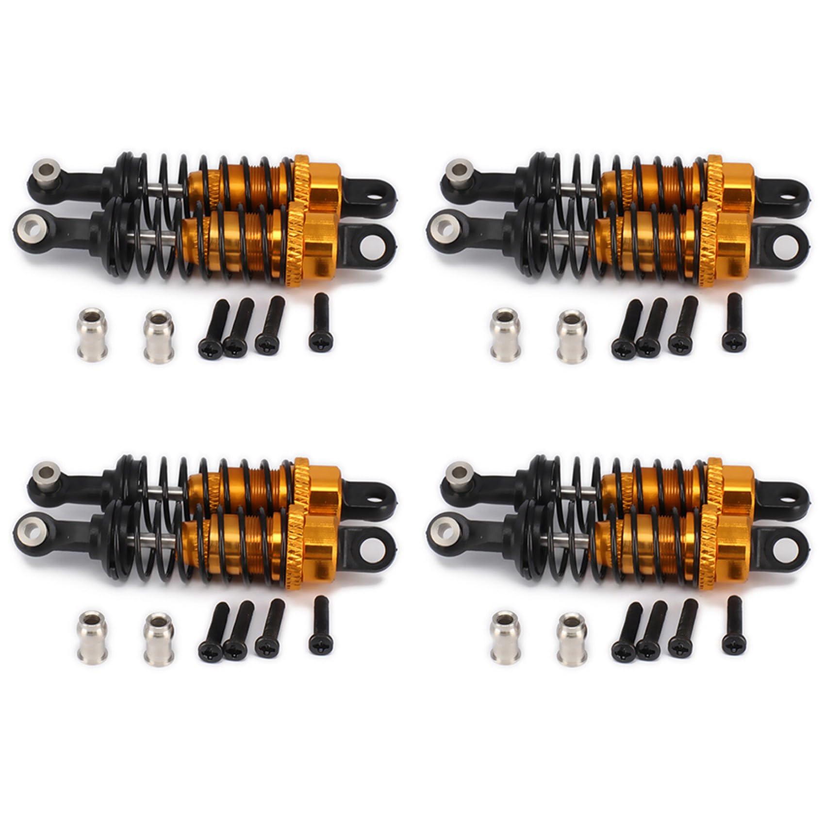 Lioggyet 8 StüCke ÖL Einstellbare 65Mm StoßDäMpfer DäMpfer für Rc Auto 1/18 A959 A969 A979 K929, Gelb Lioggyet 8 StüCke ÖL Einstellbare 65Mm StoßDäMpfer DäMpfer für Rc Auto 1/18 A959 A969 A979 K929, Gelb von Lioggyet