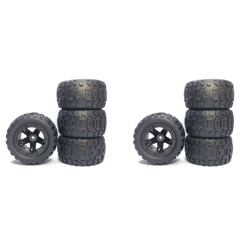 Lioggyet 8 Stück Großes Reifen Verbreiterung Rad für 144001 124016 124018 124019 12428 16889 RC Auto Upgrade Teile,2 von Lioggyet