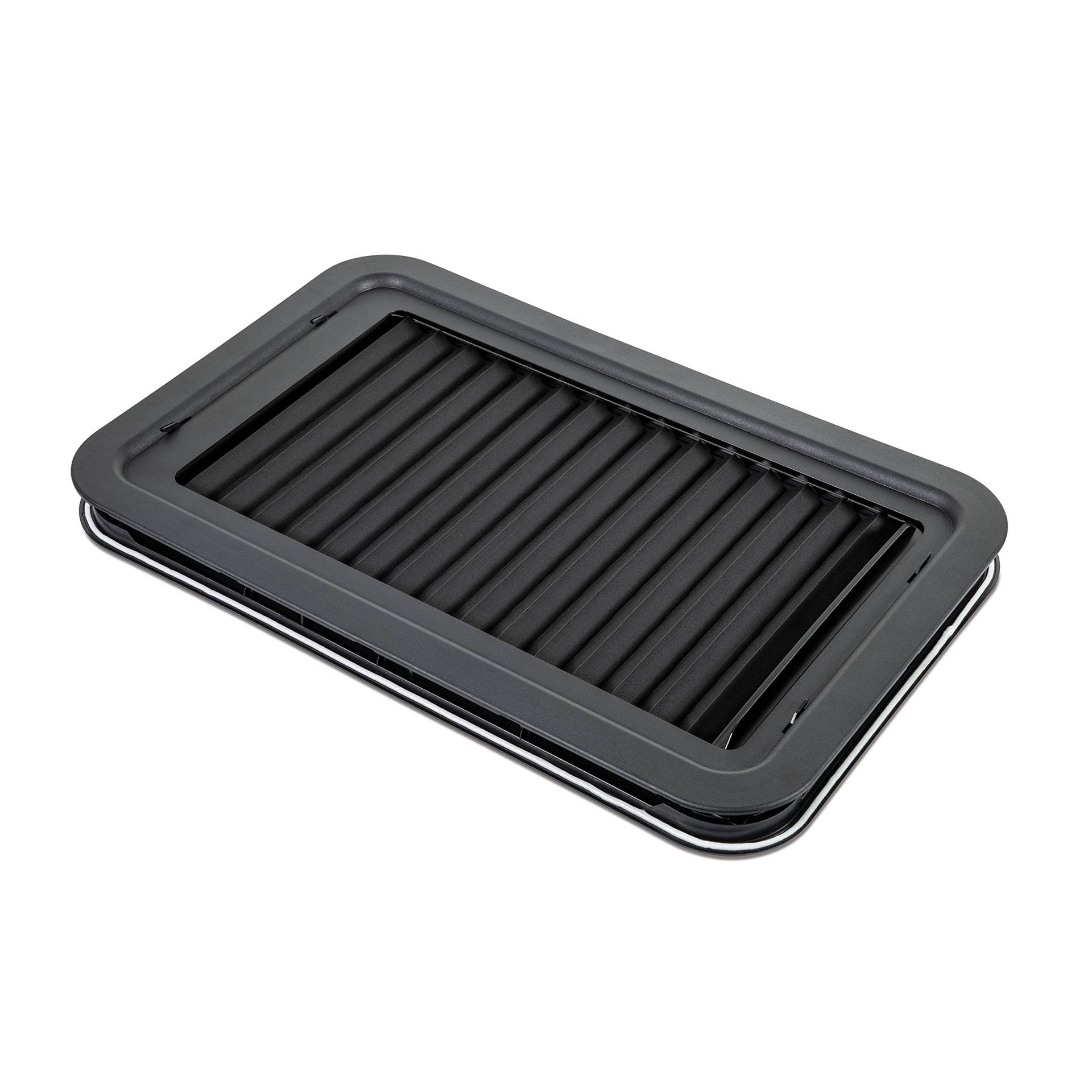 Lippert Components, 806621, Thin Shade, Komplettes Fenster-Set für Wohnmobil-Eingangstüren, Schwarz von Lippert Components