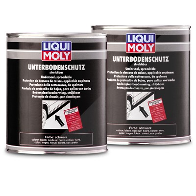 Liqui Moly 2x 2 kg Unterbodenschutz streichbar schwarz [Hersteller-Nr. 6119] von Liqui Moly