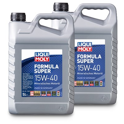 Liqui Moly 2x 5 L Formula Super 15W-40 Motoröl [Hersteller-Nr. 1440] von Liqui Moly