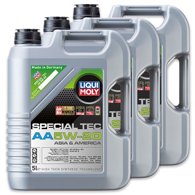 Liqui Moly 3x 5 L MOTORÖL Special Tec AA 5W-20 [Hersteller-Nr. 7532] von Liqui Moly