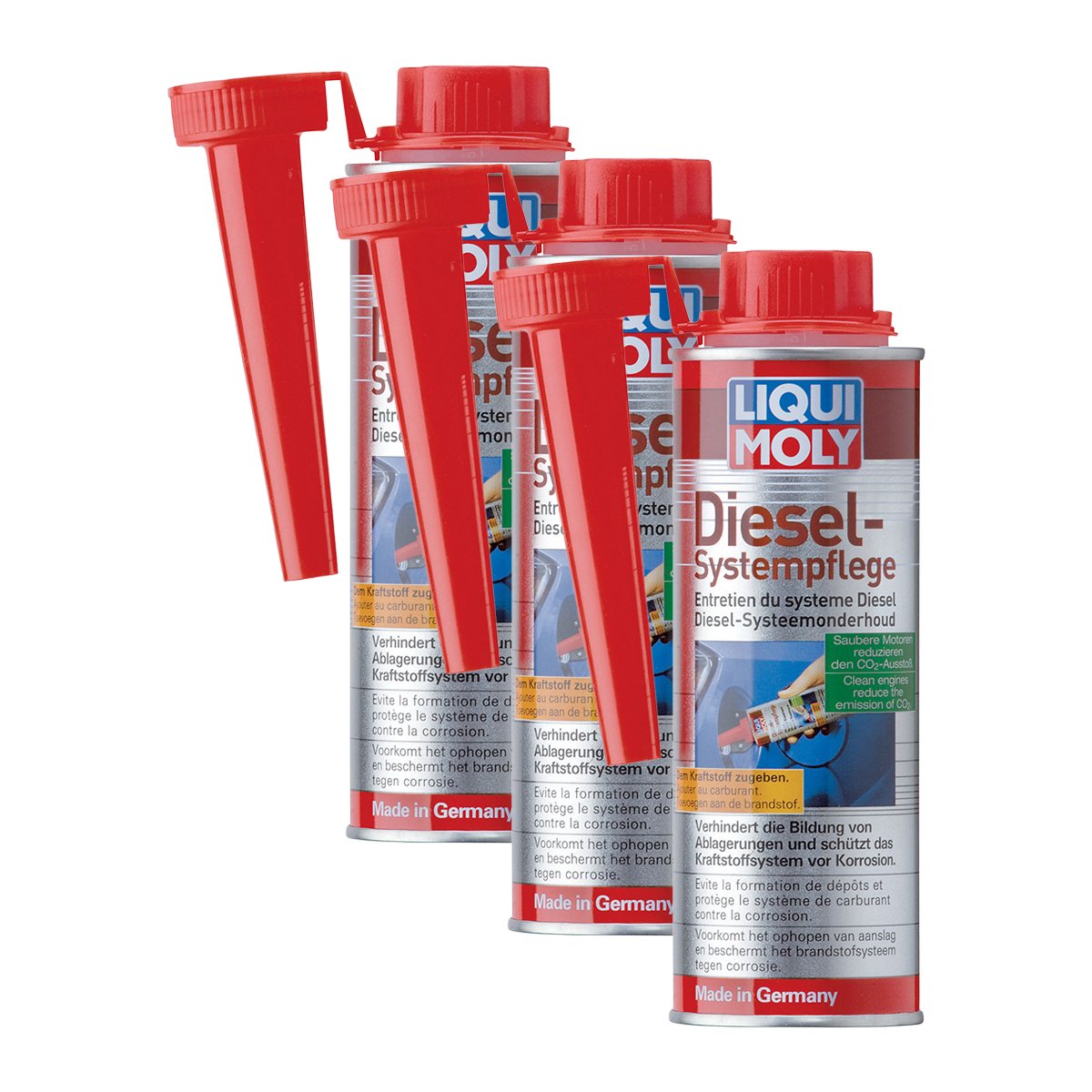 3x LIQUI MOLY 5139 Systempflege Diesel Motor Reiniger Pflege Kraftstoff Additiv von LIQUI-MOLY_bundle