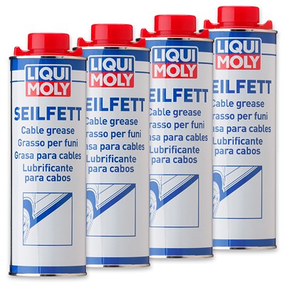 Liqui Moly 4x 1 L Seilfett-Spray [Hersteller-Nr. 6173] von Liqui Moly