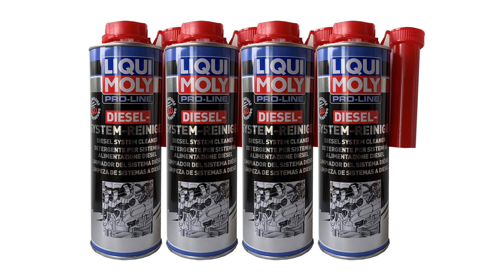 4x LIQUI MOLY 5156 Pro-Line Diesel System Reiniger Diesel-Zusatz 500ml 4x LIQUI MOLY 5156 Pro-Line Diesel System Reiniger Diesel-Zusatz 500ml von Liqui Moly