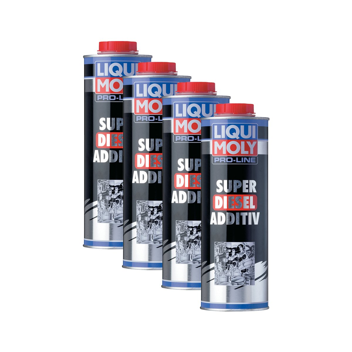 4x LIQUI MOLY 5176 Pro-Line Super Diesel Additiv Kraftstoff Zusatz 1L von LIQUI-MOLY_bundle