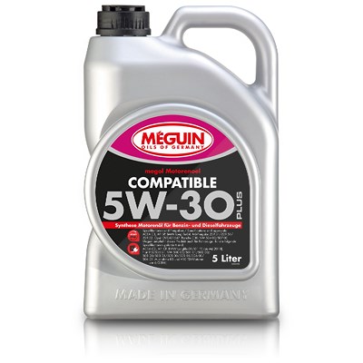 Meguin 5 L megol Motorenöl Compatible SAE 5W-30 Plus [Hersteller-Nr. 6562] von Meguin