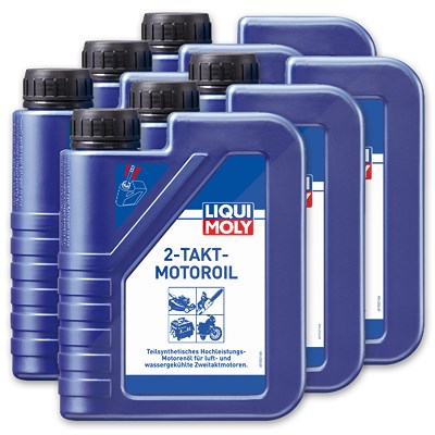 Liqui Moly 6x 1 L 2-Takt-Motoröl [Hersteller-Nr. 1052] von Liqui Moly
