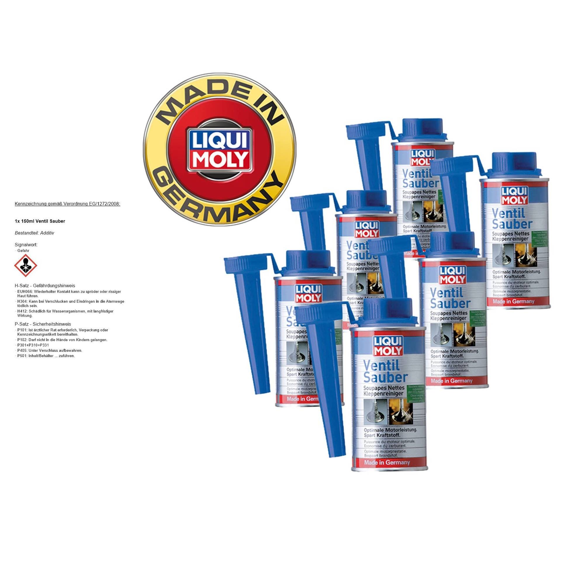 6x LIQUI MOLY 1014 Ventil Sauber Reiniger Schutz Additiv Benzin 150ml von LIQUI-MOLY_bundle