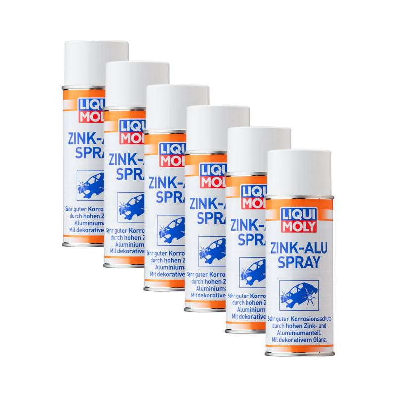 6x LIQUI MOLY 1640 Glanz Zink Spray Zinc Korrosionsschutz RostPflege 400ml von LIQUI-MOLY