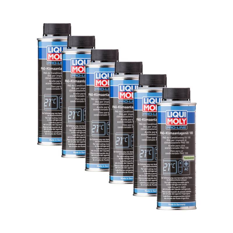 6x LIQUI MOLY 4089 PAG Klimaanlagenöl 100 R134a Klima Anlagen Öl 250ml von Liqui Moly