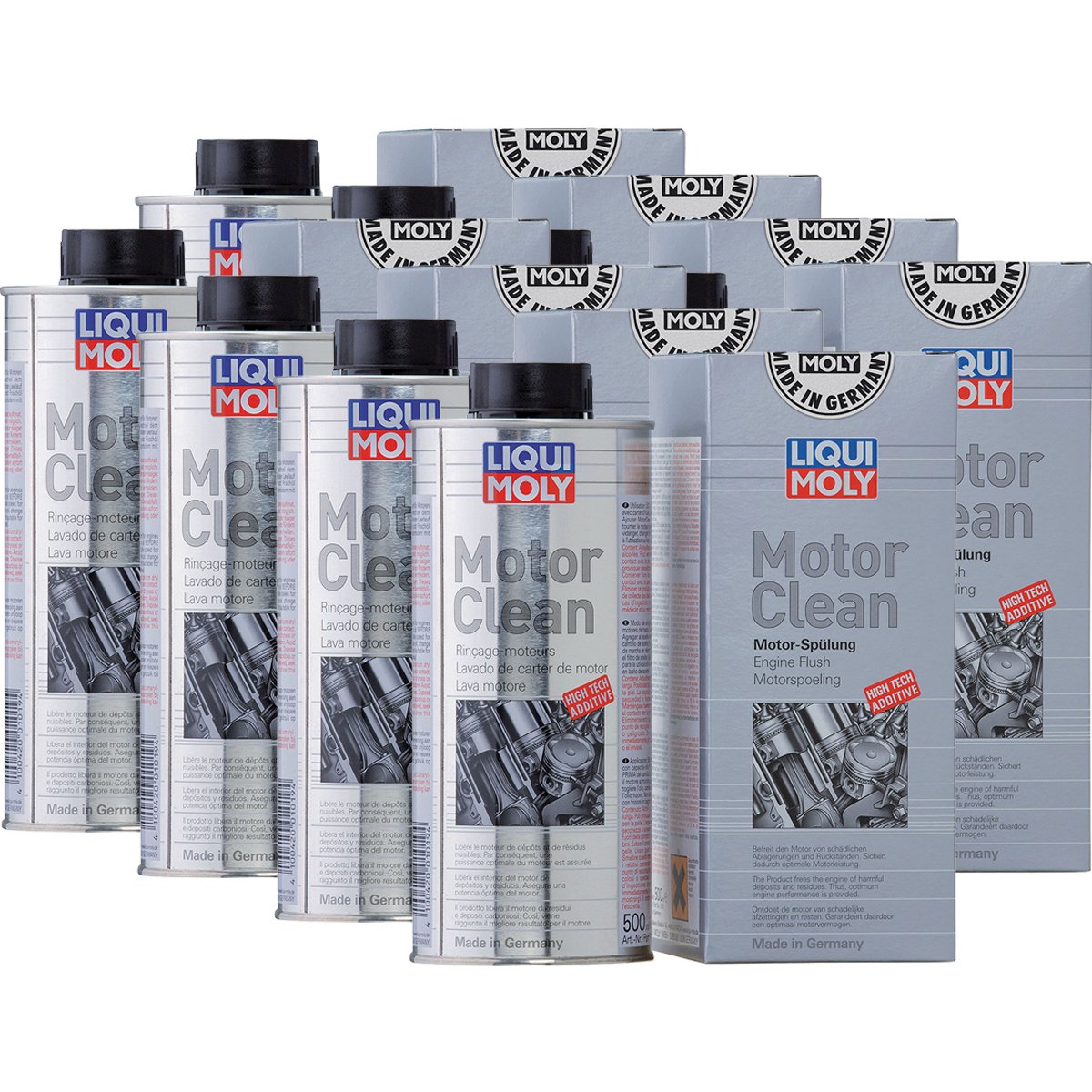 8x LIQUI MOLY 1019 Motor Clean Motorreinigung Additiv 500ml 8x LIQUI MOLY 1019 Motor Clean Motorreinigung Additiv 500ml von Liqui Moly