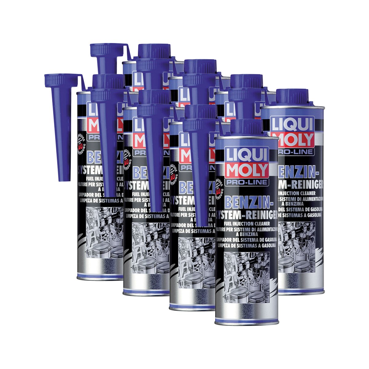 8x LIQUI MOLY 5153 Pro-Line Benzin-System-Reiniger Kraftstoff Additiv 500ml von Liqui Moly