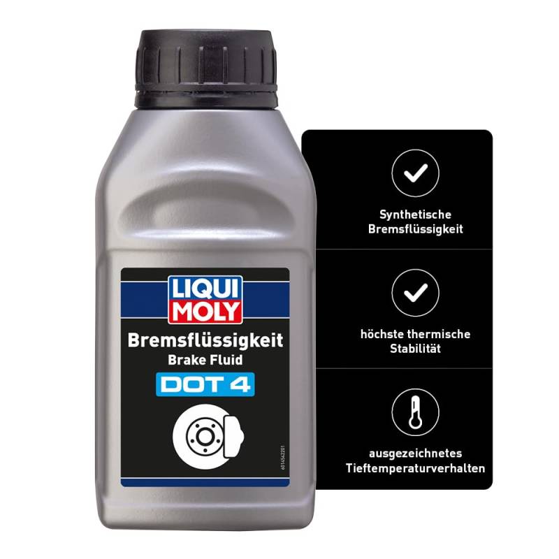 LIQUI MOLY Bremsflüssigkeit DOT 4 | 500 ml | Bremsflüssigkeit | Art.-Nr.: 21156, farblos von Liqui Moly