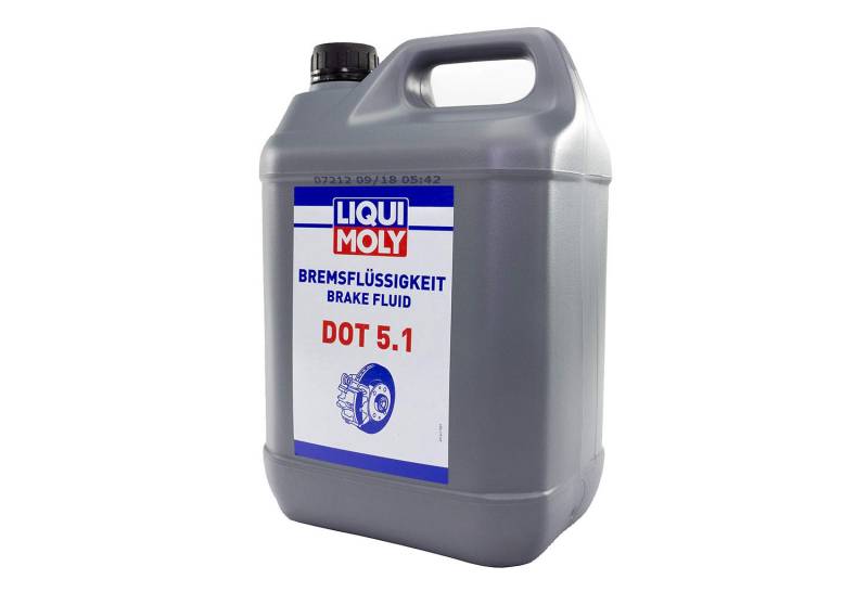 LIQUI MOLY Bremsflüssigkeit DOT 5.1 | 5 L | Bremsflüssigkeit | Art.-Nr.: 21163, farblos von Liqui Moly