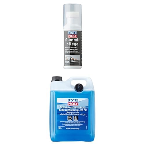 Bundle aus LIQUI MOLY Gummipflege | 75 ml | Autopflege | Art.-Nr.: 7182 + Liqui Moly Scheibenfrostschutz gebrauchsfertig -20 °C | 5 L | Wartung | Art.-Nr.: 21795 von Liqui Moly
