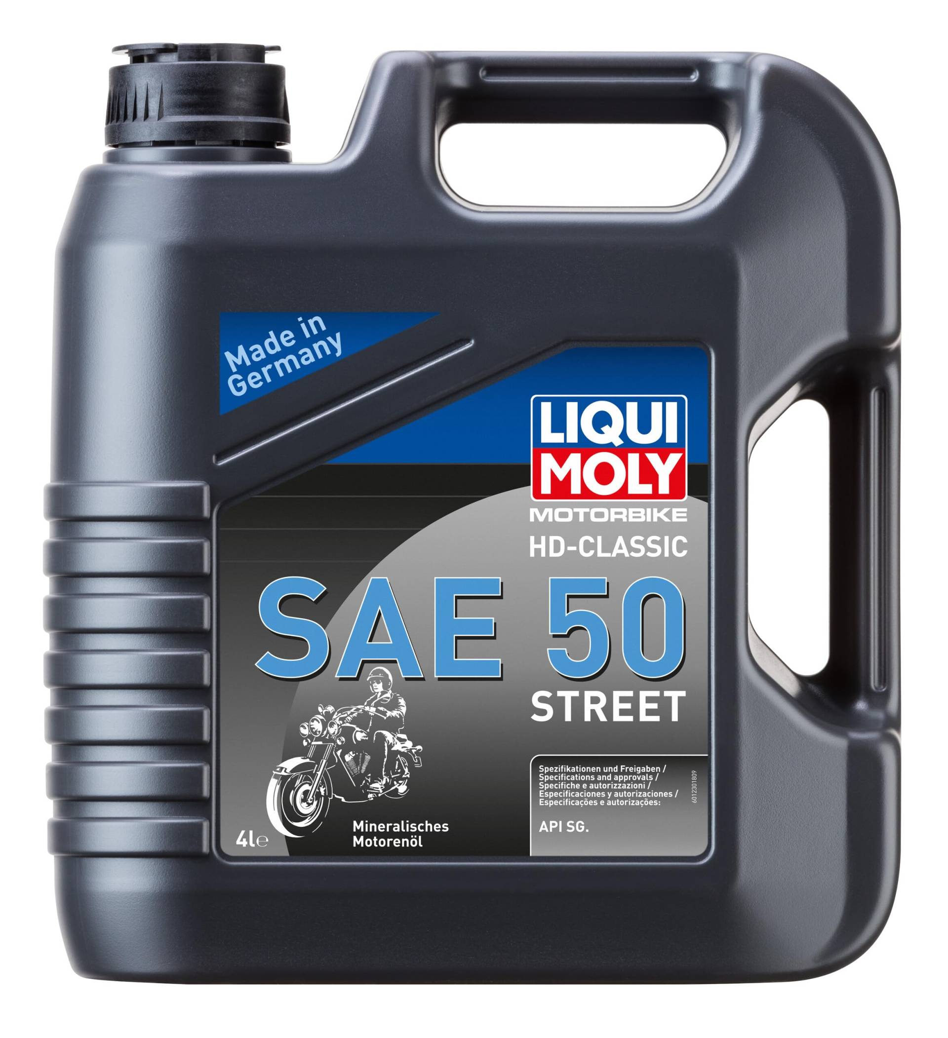 LIQUI MOLY Motorbike HD-Classic SAE 50 Street | 4 L | Motorrad Motoröl | Art.-Nr.: 1230, farblos LIQUI MOLY Motorbike HD-Classic SAE 50 Street | 4 L | Motorrad Motoröl | Art.-Nr.: 1230, farblos von Liqui Moly