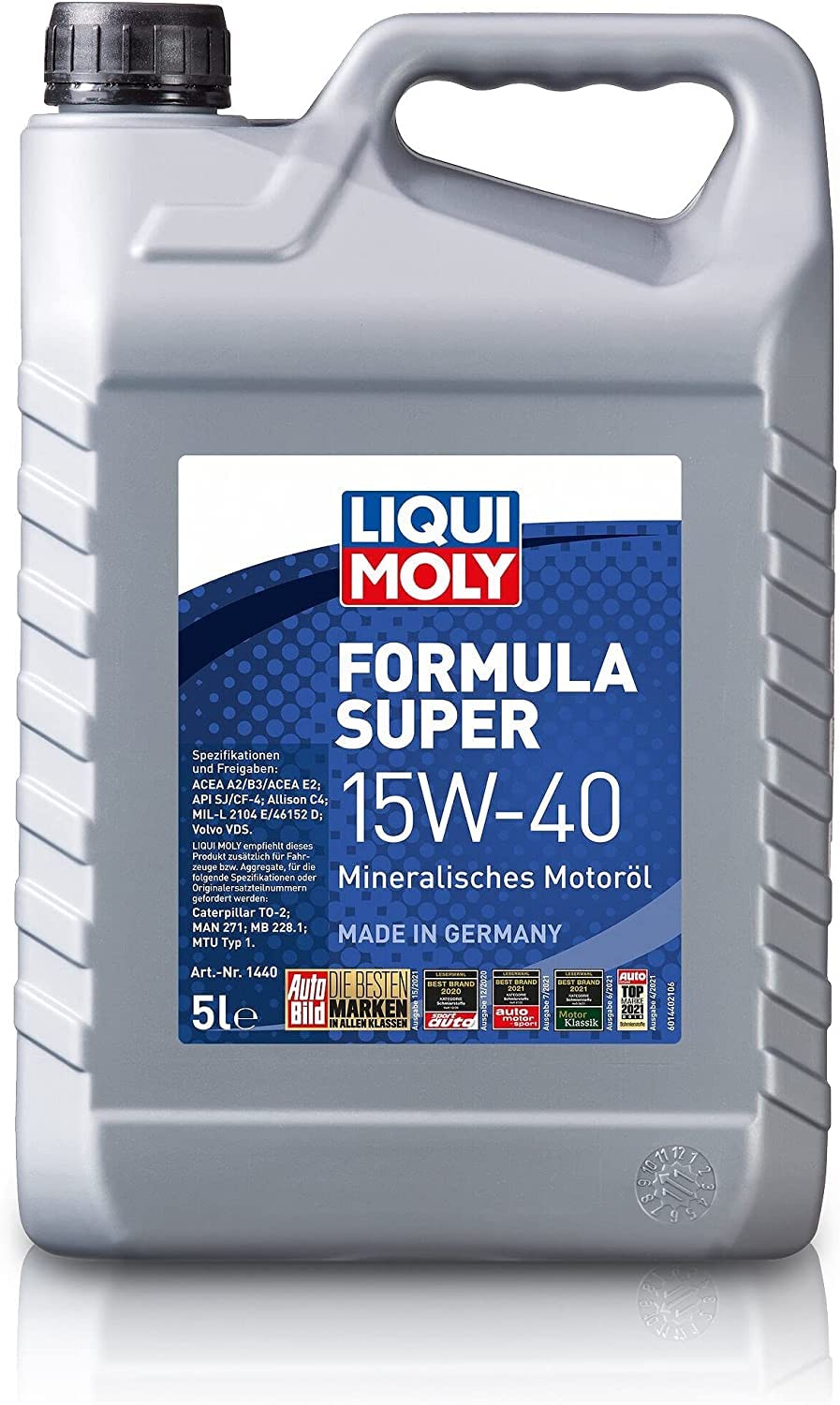 LIQUI MOLY Formula Super 15W-40 | 5 L | mineralisches Motoröl | Art.-Nr.: 1440 von Liqui Moly