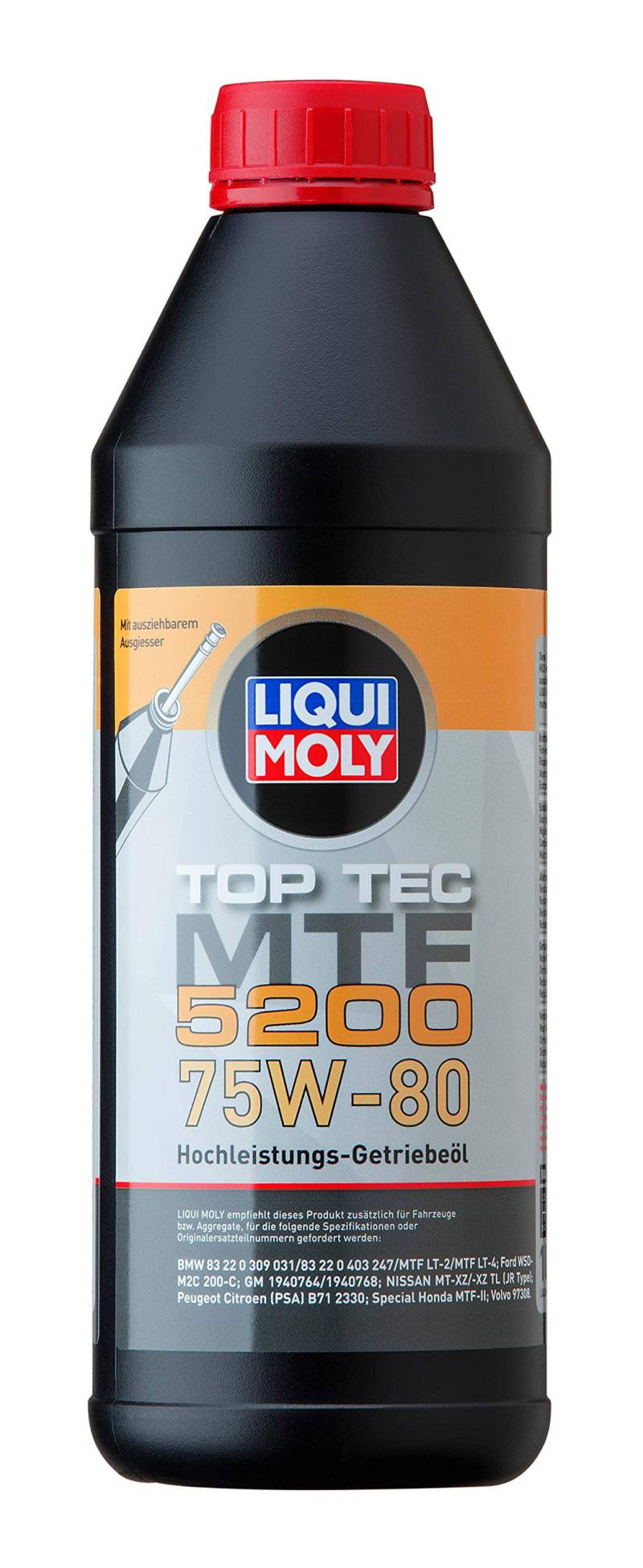LIQUI MOLY Top Tec MTF 5200 75W-80 | 1 L | Getriebeöl | Hydrauliköl | Art.-Nr.: 20845 von Liqui Moly