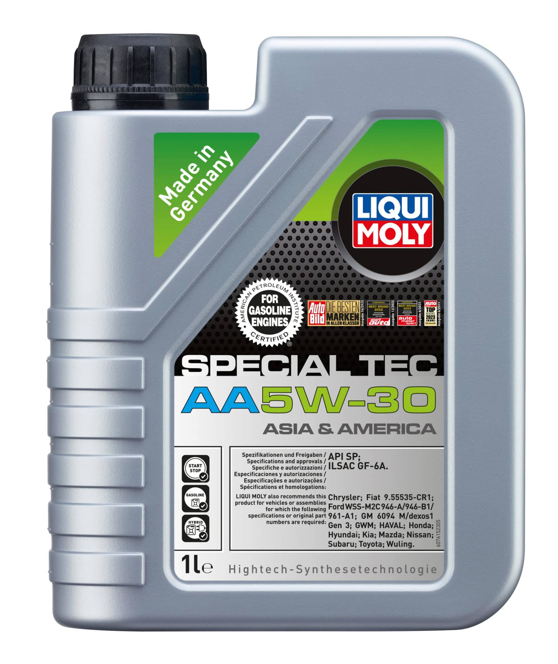 LIQUI MOLY Special Tec AA 5W-30 | 1 L | Synthesetechnologie Motoröl | Art.-Nr.: 20953 von Liqui Moly