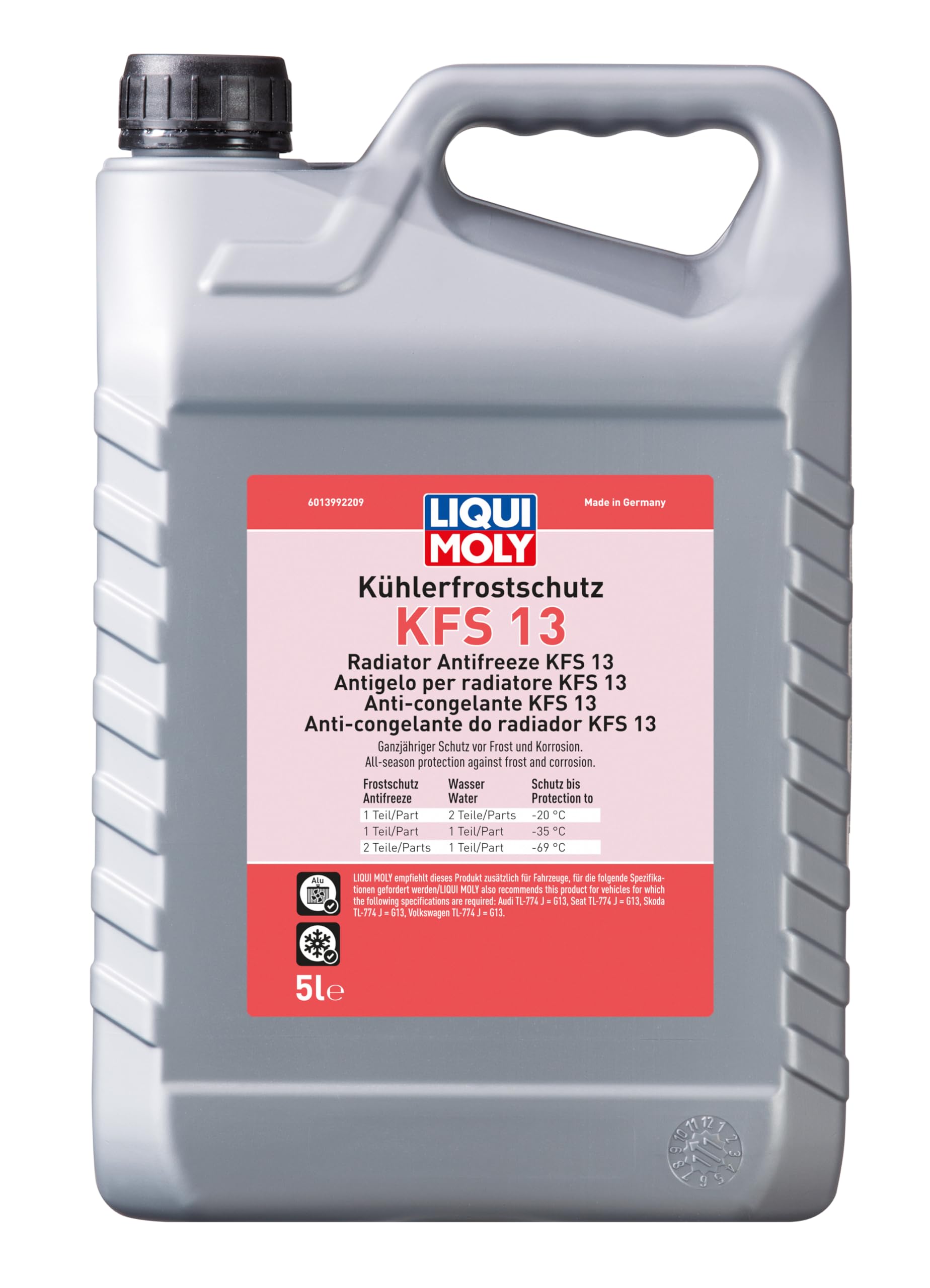 LIQUI MOLY Kühlerfrostschutz KFS 13 | 5 L | Kühlerschutz | Art.-Nr.: 21140 von Liqui Moly