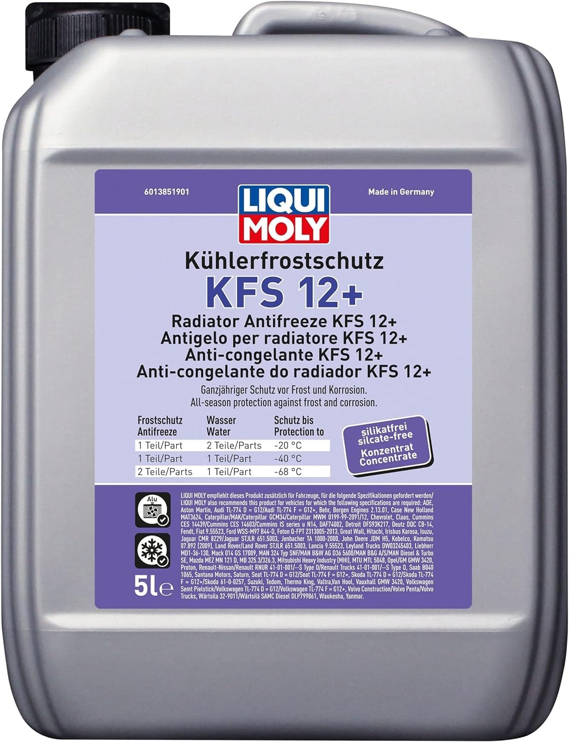 LIQUI MOLY Kühlerfrostschutz KFS 12+ | 5 L | Kühlerschutz | Art.-Nr.: 21146 von Liqui Moly
