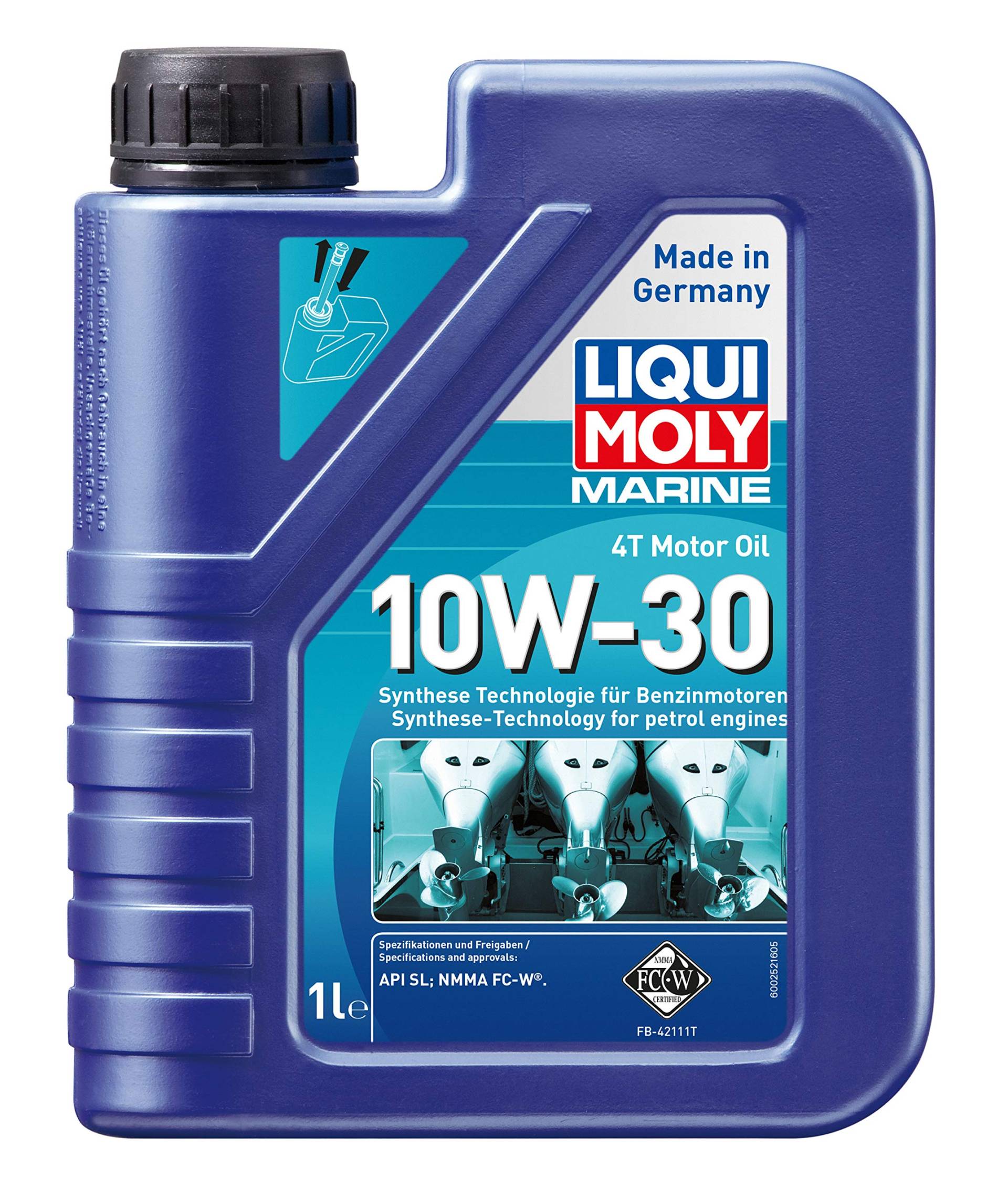 LIQUI MOLY Marine 4T Motor Oil 10W-30 | 1 L | Boot Motoröl | Art.-Nr.: 25022 von Liqui Moly
