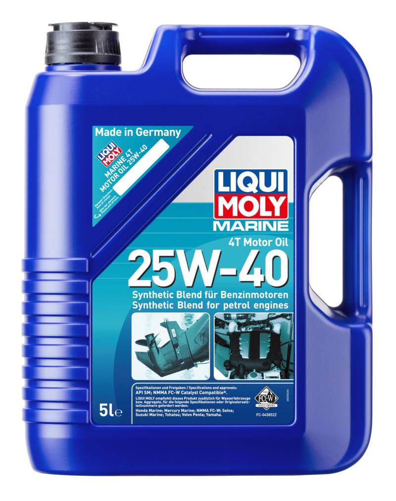 LIQUI MOLY Marine 4T Motor Oil 25W-40 | 5 L | Boot mineralisches Motoröl | Art.-Nr.: 25027 von Liqui Moly