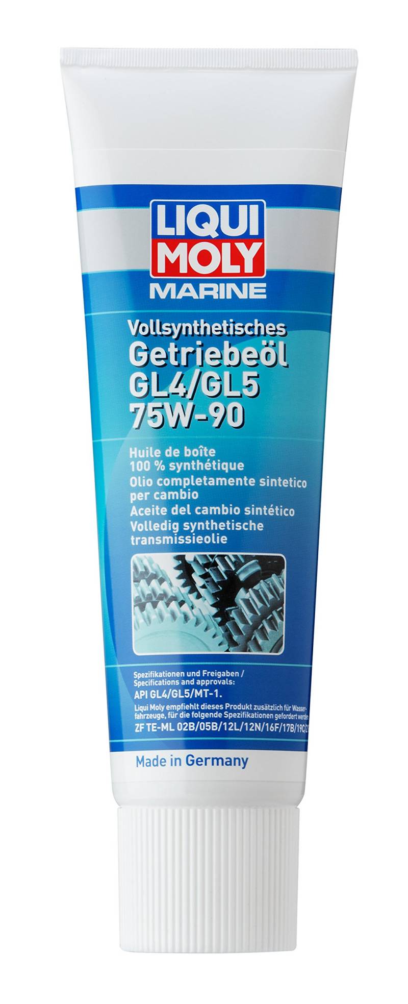 LIQUI MOLY Marine Vollsynthetisches Getriebeöl GL4/GL5 75W-90 | 250 ml | Boot Getriebeöl | Art.-Nr.: 25036 von Liqui Moly