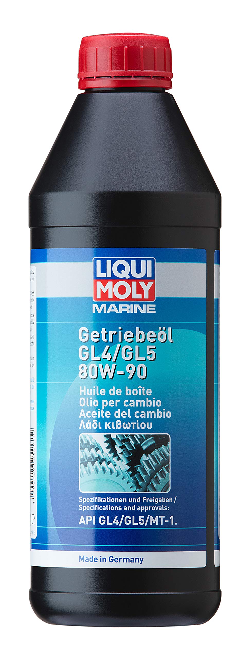 LIQUI MOLY Marine Getriebeöl GL4/GL5 80W-90 | 1 L | Boot Getriebeöl | Art.-Nr.: 25068 von Liqui Moly